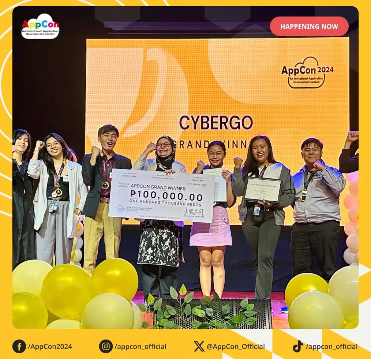 Team CyberGO with Trophy